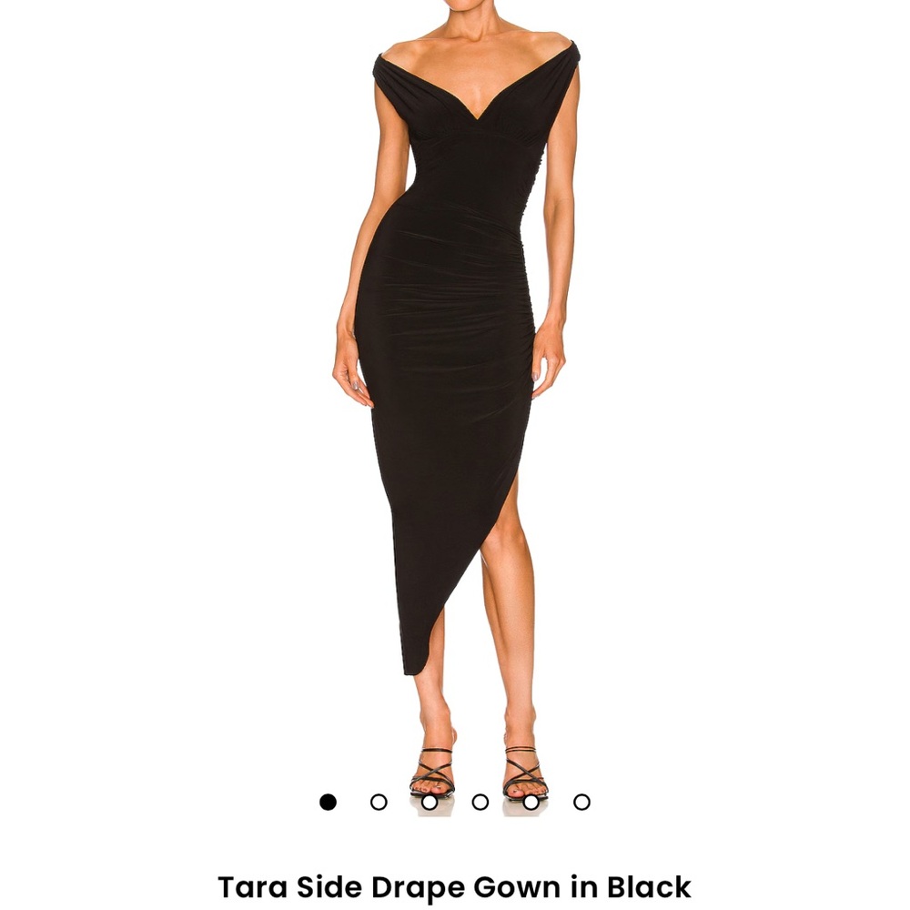 Norma Kamali Tara Black Gown